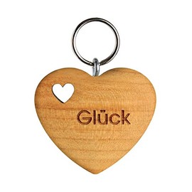 Waldfabrik LuckyKeys Lucky Charm Keychain, beige