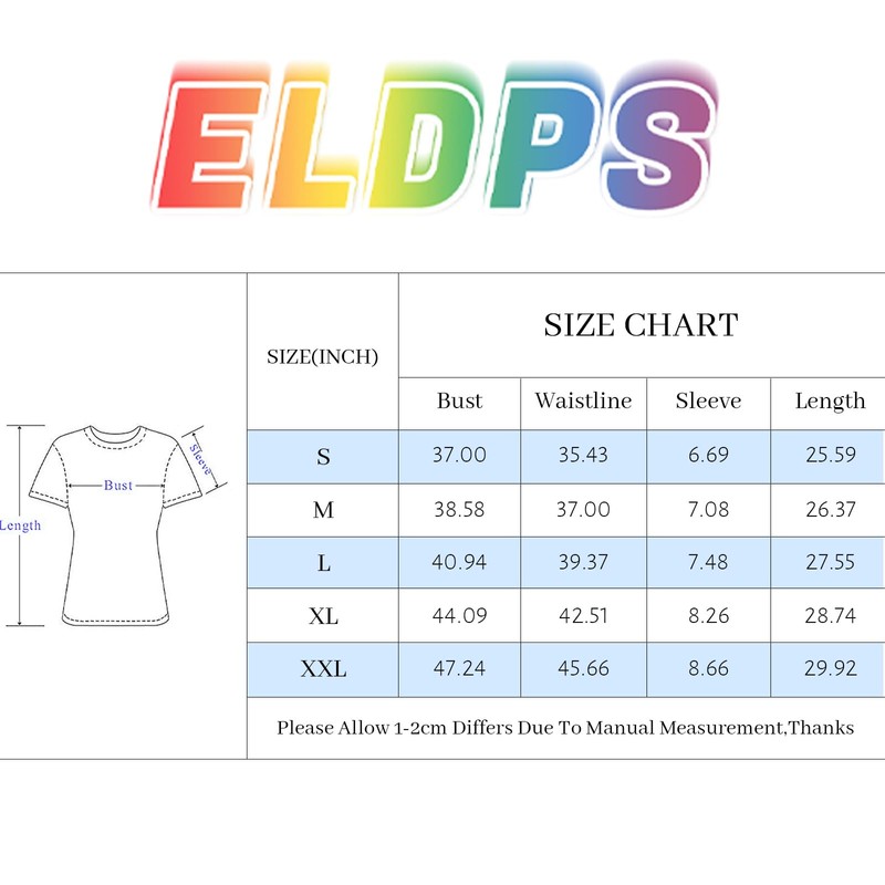 ELDPS Occupational Therapy Shirts for Women: Funny OT Therapist Tshirt
