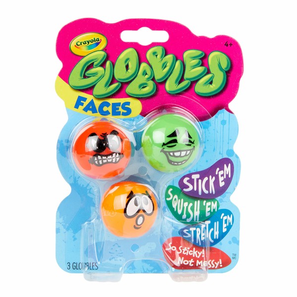 Crayola Globbles Faces Ages 4+
                            3 Count
