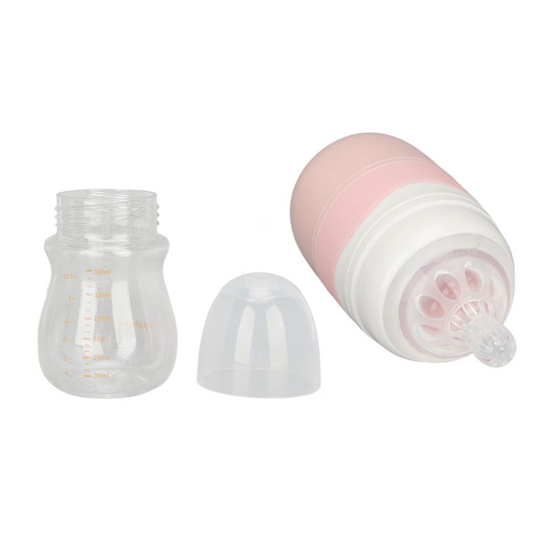 Quick Flush Baby Bottle Detachable Portable Press Rotate Quick Flush