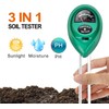 iPower 3-in-1 Moisture/pH/Light Meter Soil Test kit for Indoor &
