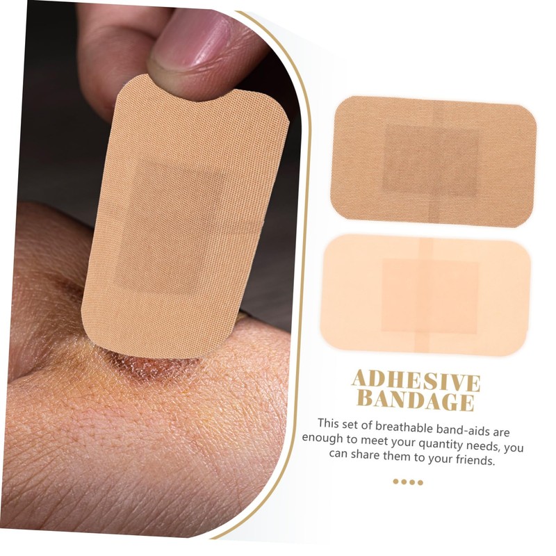 Healvian 40pcs Breathable Bandages for Wounds Elastic Knuckle Stickers Hemostatic