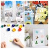 24PCS Christmas Stencils 3 x 3 Inch Reusable DIY Craft