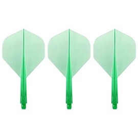 Condor Zero Stress Flight System - Standard Clear Green - Dart Flights Short