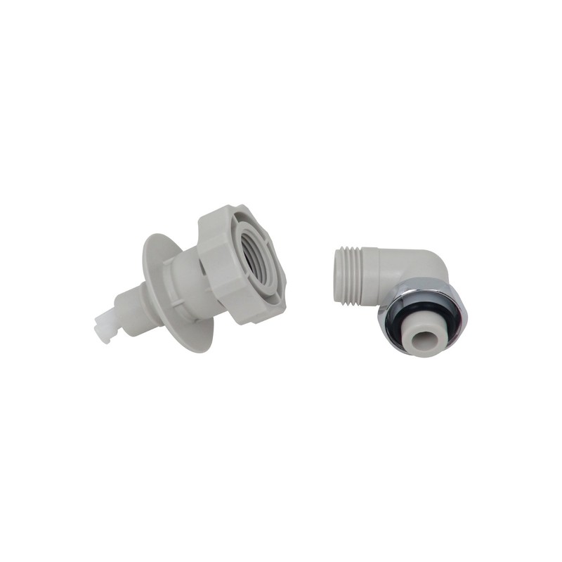 Kakudai Washing Machine Nipple with Water Leak Prevention Stopper, Compatible