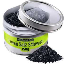 Hawaii Salt, Black, 150 g in Tin