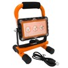 Groz 55035 LED 9W Rechargeable Site Lamp with Orange Stand