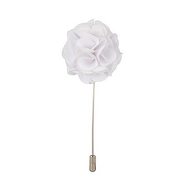 Knighthood White Bunch Flower Lapel Pin Badge Coat Suit Wedding Gift Party Shirt Collar Accessories Brooch For Men