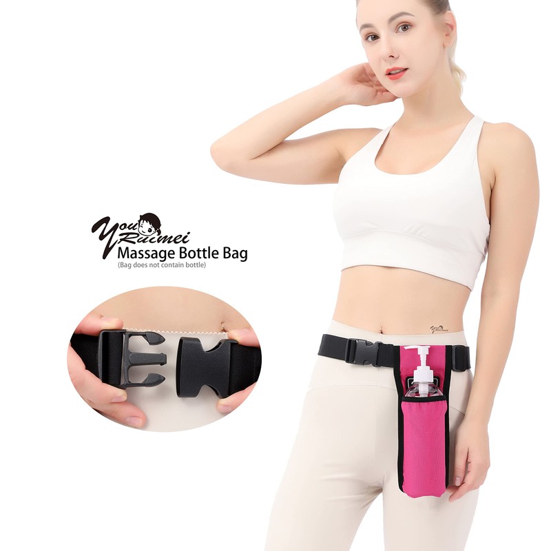 Bolsa para botella de masaje, funda para terapia de masaje,