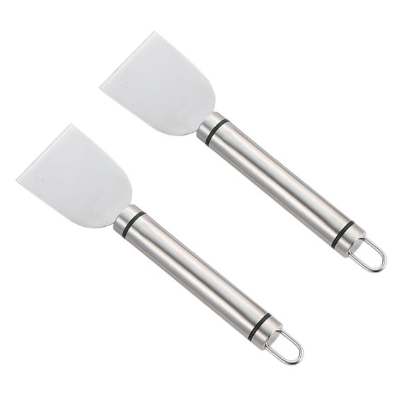 2Pcs Fridge Freezer De-Icer Ice Scraper, Freezer Stainless Steel Deice