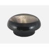 110mm Solvent Soil Pipe Mushroom Vent Cowl, Black UPVC 4-inch