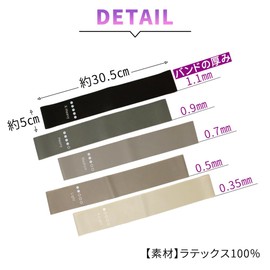 MILASIC TN-TGTB-PK Exercise Band, Band, Set of 5, Pink Rubber Tube, Exercise, Muscle Training, Training Tube, Diet, Diet Equipment, Stretch Rubber, Fitness Tube, Yoga, Core Training, Core Training,