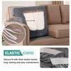 GAMUKAI 3PC Stretch T Cushion Sofa Slipcovers Individually Sofa Cushion