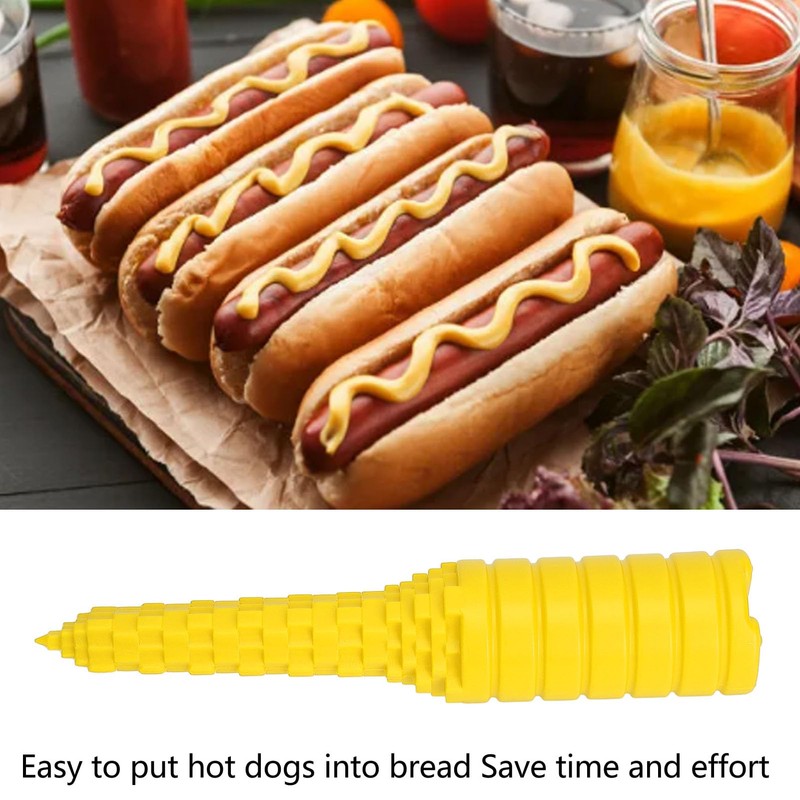 Hotdogger, Hot Dog Spiral Cutter, BBQ Tool, Hotdog Bun Drill