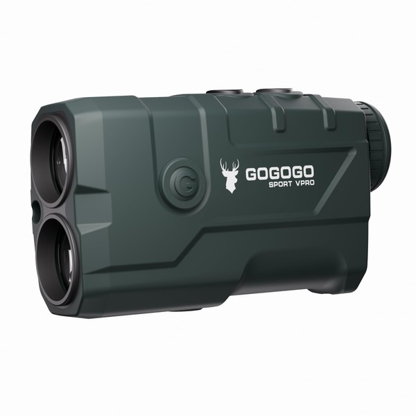 Gogogo Sport Vpro Green Hunting Rangefinder -1200 Yards Laser Range Finder for Hunting and Golf with Speed, Slope, Scan and Normal Measurements (1200 Yard with Backlight)
