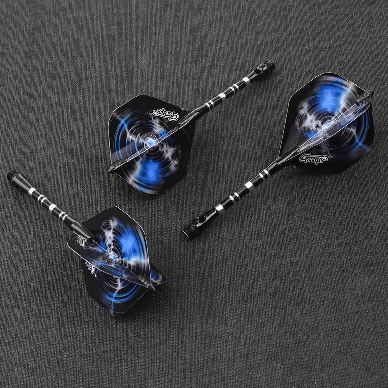 CyeeLife-Professional Steel tip Darts 24g+Aluminium shafts+Sharpener+Dart Tool+12 Flights
