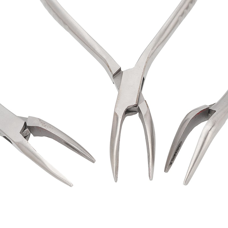 3pcs Dental Residual Teeth Fragments Extraction Pliers Stainless Steel Residual