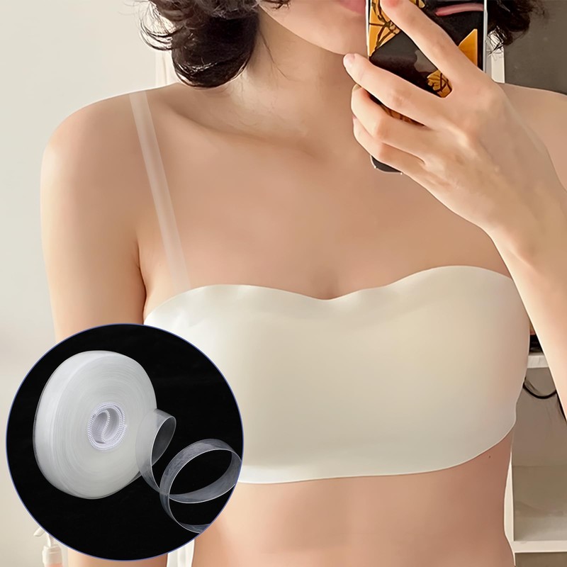 Yolev Clear Elastic Strap 1CM Wide Elastic Band High Flexibility