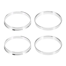 X AUTOHAUX 4 pieces outer diameter 72.6 mm to ID 70.3 mm centric hub rings made of aluminium alloy