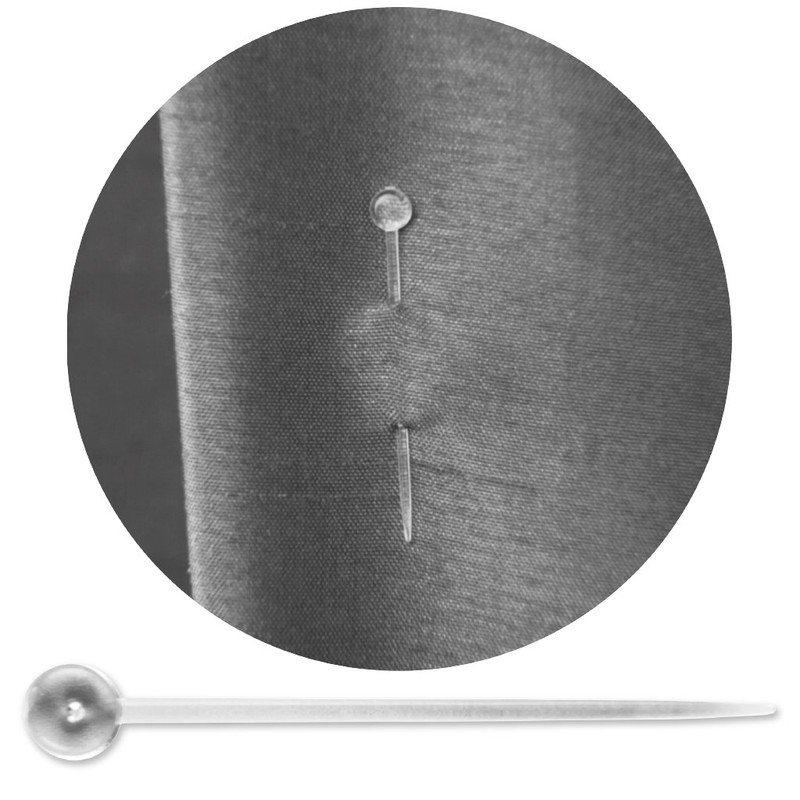 Pack of 5 (750 pieces) pleat pins, curtain pins (pleat