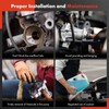 A-Premium Engine Water Pump with Gasket & Pulley Compatible with