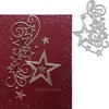 Labriciyon 1Pc Silver Star Cluster Edge Cutting Dies for Card