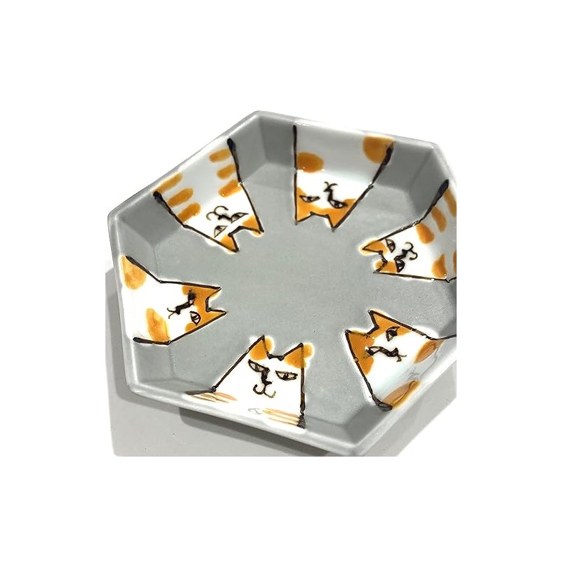 24to3 477444 Nishitomi Pottery Arita Ware Plate, Small Plate, Approx.