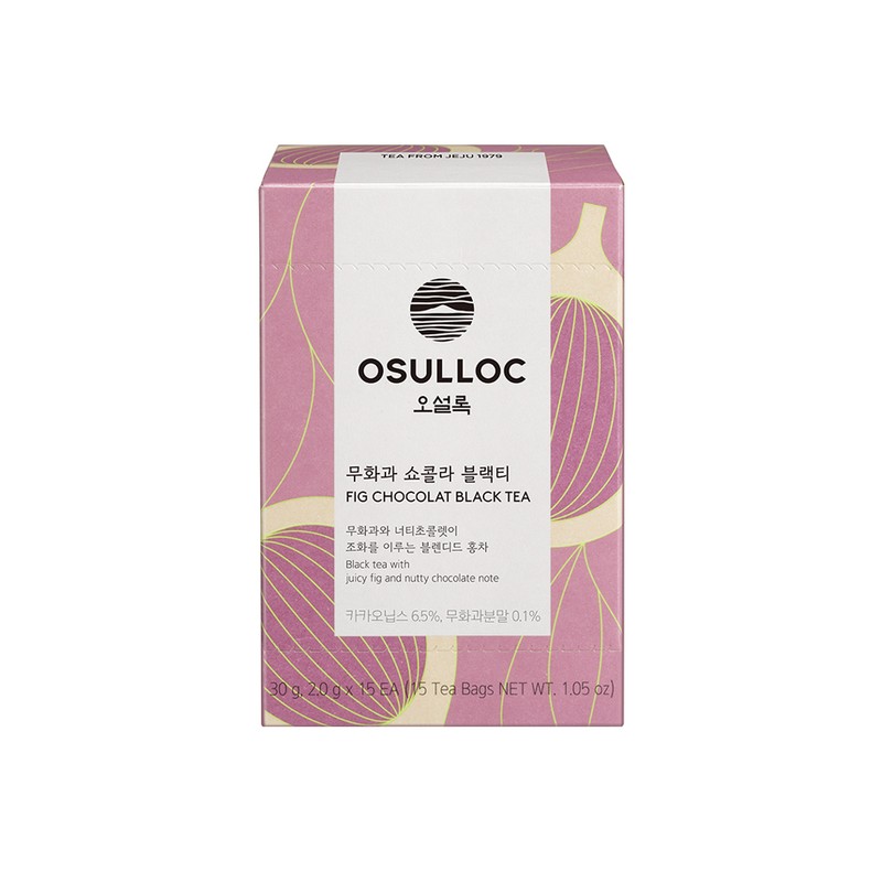 OSULLOC Fig Chocolat Black Tea 15ea - OSULLOC Fig Chocolat