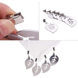 NT-ling 4 Pieces Table Cloth Clips, Stainless Steel Tablecloth Clips, Table Cover Clamps Holder for Party, Picnic, Garden, Home, Indoor, Outdoor Camping