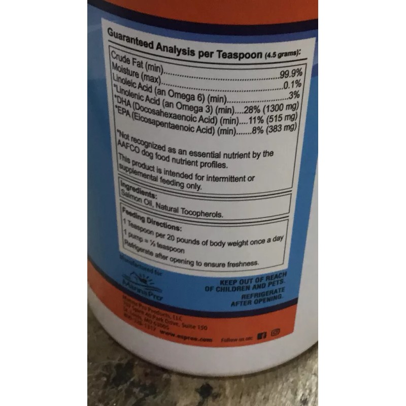 espree 2 X Espree Wild Salmon Oil for dogs 16