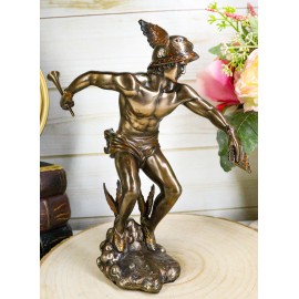 Ebros Greek Hermes God of Messengers Decorative Figurine 10" H