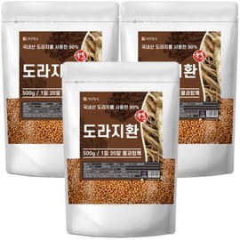 Domestic bellflower pills 500g 3pcs / 국산 도라지환 500g 3개