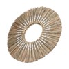 Wall Mirror Make Up Tapestry Decorative Grass Woven Round Hanging