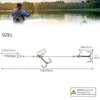 THKFISH Shallow Rig Pike Stinger Systems Treble Fishing Hooks for