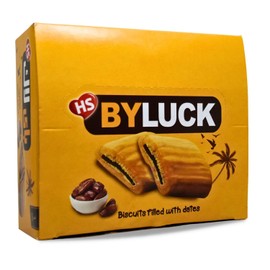 By Luck Date Bar Biscuits Filled With Dates Kamara Vegetarian Filled Dates Bisco Cookies Biscuits Real Cookie Biskut Snack Tea Coffee Time Food Excellent Taste & Fresh Halal (1 Box = 6 Bar) باى لاك