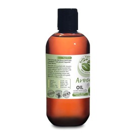 NEW Avocado Oil. 8oz. Cold-pressed. Unrefined. Organic. 100% Pure. Rich in Antioxidants. Hexane-free. Fights Wrinkles and Softens Hair. Natural Moisturizer. For Hair, Face, Body, Nails, Stretch Marks.