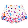 iscream Big Girls Candy Print Silky Soft Plush Shorts -