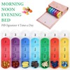 Jasenna Pill Organizer,Weekly Travel Pill Case Box Medication Reminder Daily