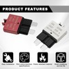 6pcs 32vdc Manual Reset Low Circuit Breaker Blade Fuse E39