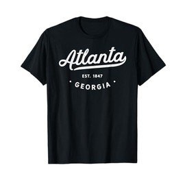 Classic Retro Vintage Atlanta Georgia USA ATL 1847 Novelty T-Shirt
