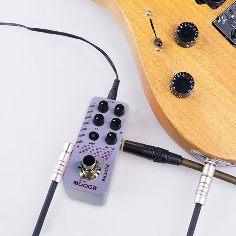 MOOER Guitar Digital Reverb Pedal Electric Guitar Effects Pedal 7