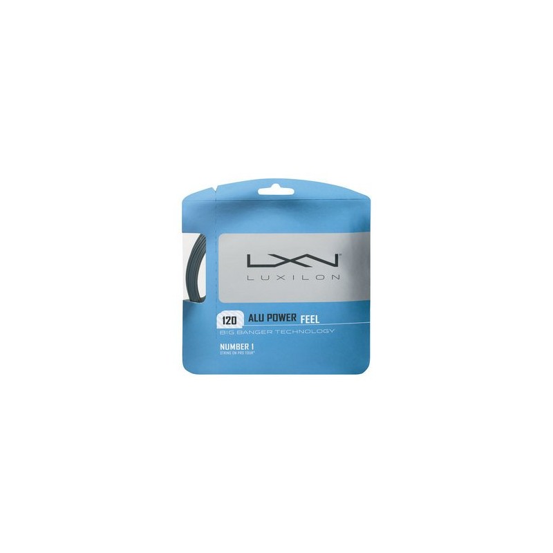 Wilson Alu Power Rough Tennis Racket String 1.2 mm, Silver