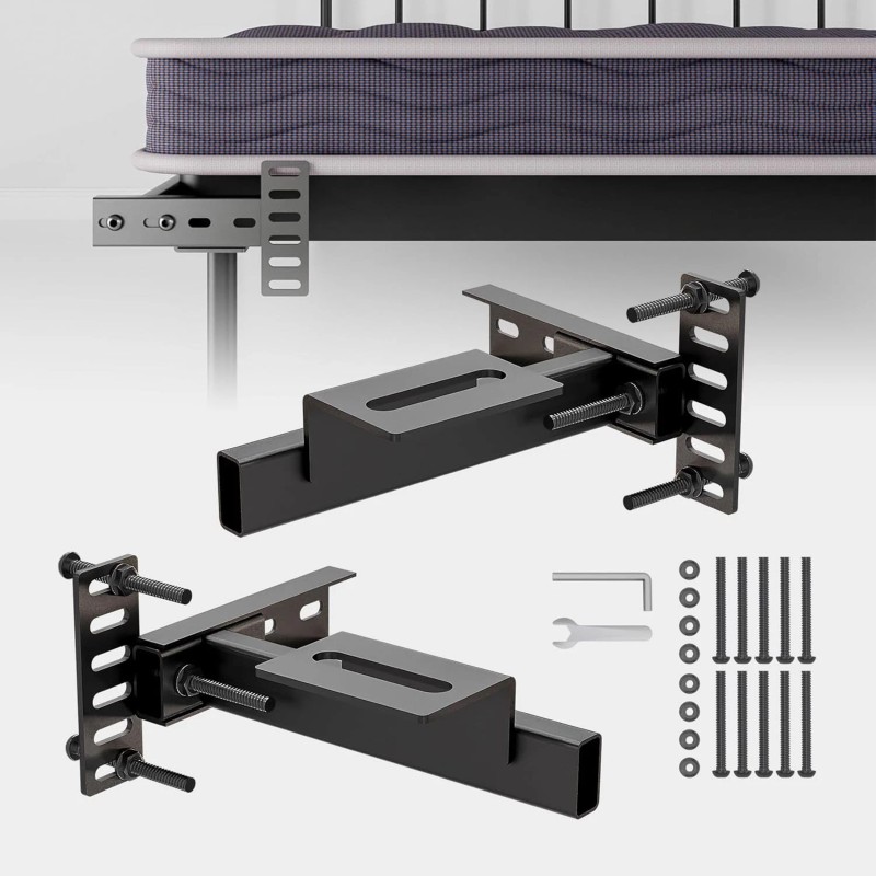 CCJH Adjustable Bed Headboard Wall Mounting Brackets,Footb