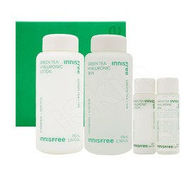 Innisfree Green Tea Hyaluronic Acid Skin Care Set / 이니스프리 그린티 히알루론산 스킨 케어 세트