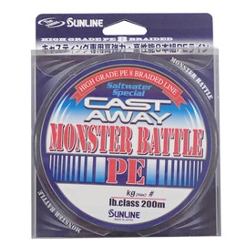 サンライン(SUNLINE) PEライン ソルトウォータースペシャル キャストアウェイ モンスターバトル 200m 12号 150lb スカイブルー