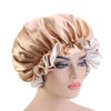 JK Home Women Bonnet Double Layered Adjustable Sleep Cap Reversible