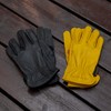 OPENMOON Flex Grip Leather Work Gloves - Durable Wear-Resistant Protect