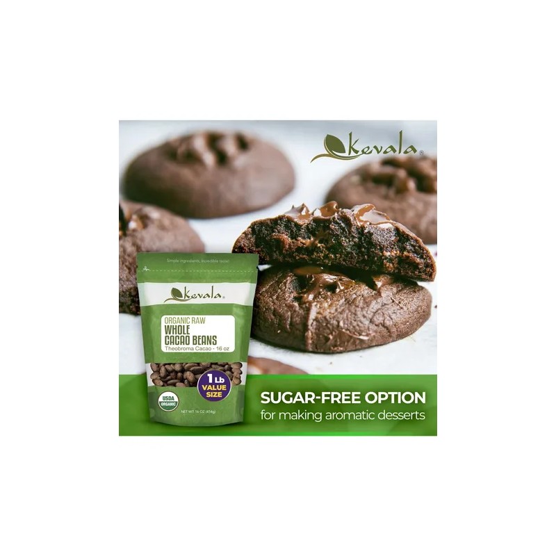 Kevala Granos De Cacao Orgánico Kevala 454 G - Sin