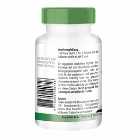 Fairvital Omega-3 capsules made from 500 mg fish oil, high dose, 90 softgels, with EPA and DHA