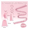 Kit 8pzs Ondas Rizos Sin Calor,rulos Sin Daos Para Cabello